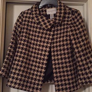 Light brown & black coat